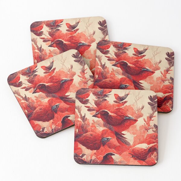 Item preview, Birds pattern wallpaper designed and sold by ontano.