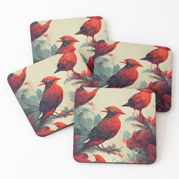 Item preview, Birds pattern wallpaper designed and sold by ontano.