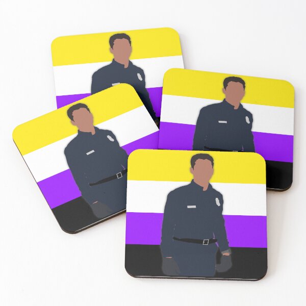 Item preview, Ravi Panikkar Non-Binary Pride Cutout designed and sold by sadieyuki.