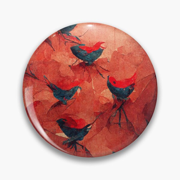 Item preview, Birds pattern wallpaper designed and sold by ontano.
