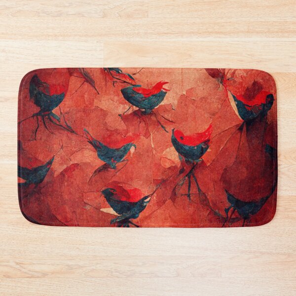 Item preview, Birds pattern wallpaper designed and sold by ontano.