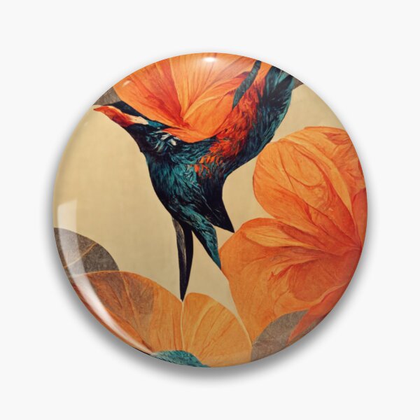 Item preview, Hummingbirds pattern wallpaper designed and sold by ontano.