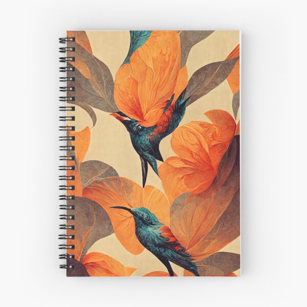 Item preview, Hummingbirds pattern wallpaper designed and sold by ontano.