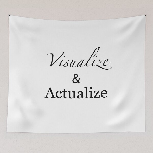 Item preview, Visualize and Actualize designed and sold by ifyoufeellike.