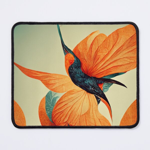 Item preview, Hummingbirds pattern wallpaper designed and sold by ontano.