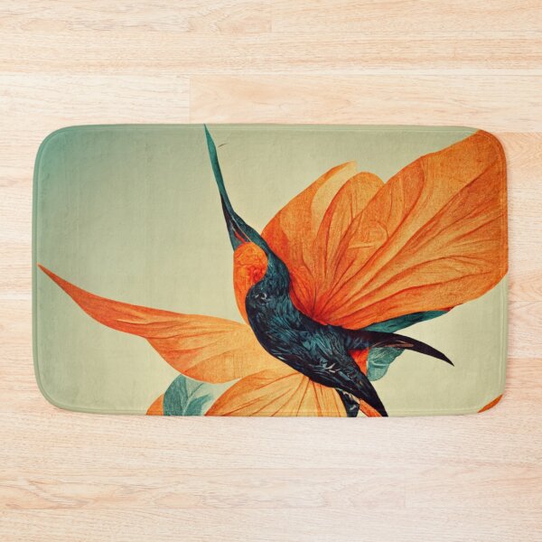 Item preview, Hummingbirds pattern wallpaper designed and sold by ontano.