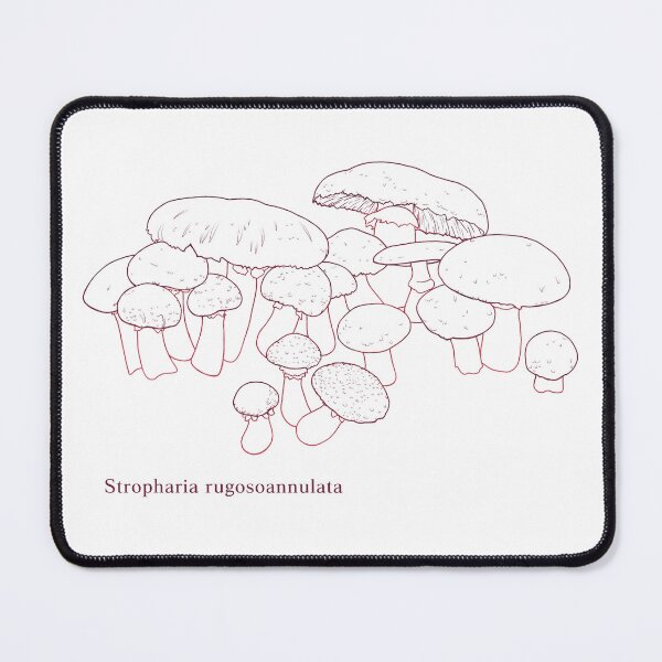 Item preview, Wine Cap Mushroom Lineart designed and sold by C4ptainRavioli.