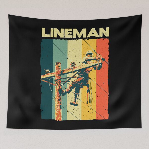 Item preview, Funny Vintage Lineman Designs Men Women Electronics Lovers designed and sold by timelymetaphor4.