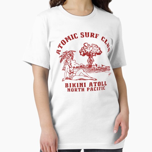 Item preview, Bikini Atoll Pin Up Souvenir Surf 1950´s Shirt designed and sold by JFJ44.
