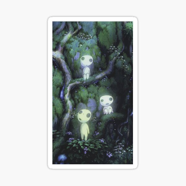 Prinzessin Mononoke Sylvains Geist des Baumes Sticker