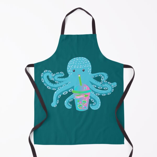 Item preview, Boba Drinking Octopus designed and sold by tmdaliggr.