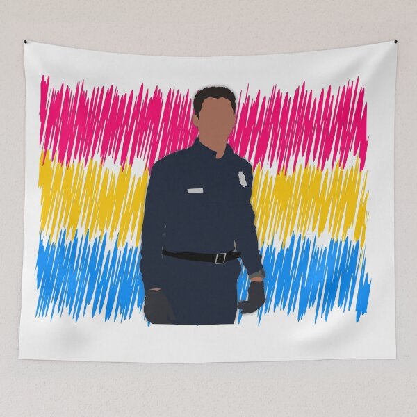 Item preview, Ravi Panikkar Pansexual Pride Cutout designed and sold by sadieyuki.