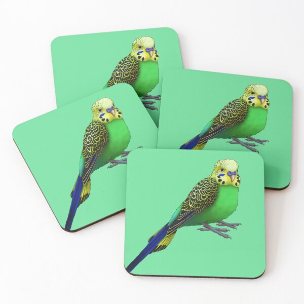 Item preview, Green Budgie designed and sold by JeMiChi Art.