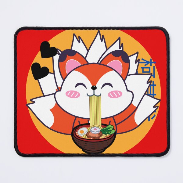 Item preview, happy kawaii corgi eating ramen designed and sold by ABORIKA.