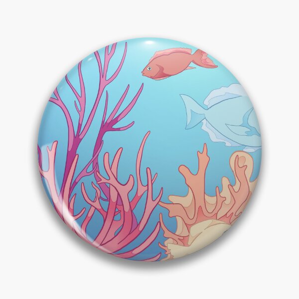 Item preview, Coral Reef with Fish designed and sold by VerveshleyArt.