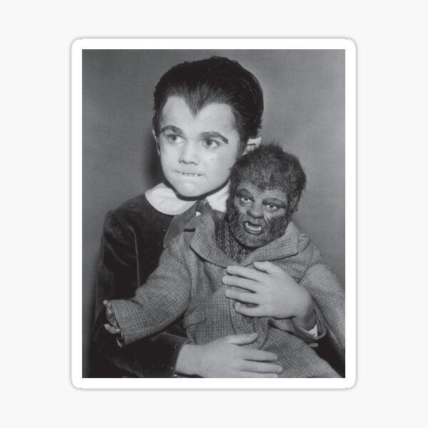 Item preview, Eddie Munster with Woof Woof  designed and sold by leilaamurray.