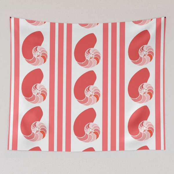 Item preview, Pink Nautilus pattern designed and sold by EdwardMonet.