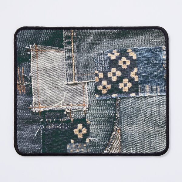 Item preview, Denim Patchwork designed and sold by redstitchlab.