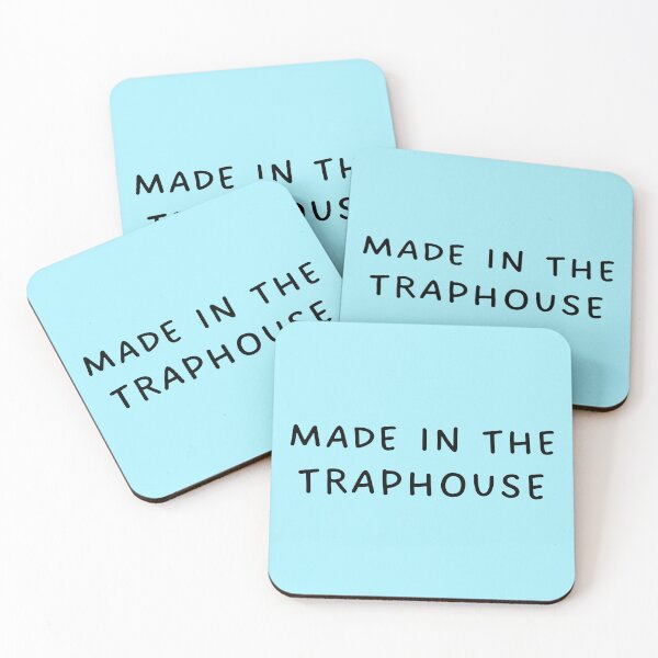 Item preview, Made In The Traphouse TEXT PRINT trap hustle hustler trapper designed and sold by to-esu.