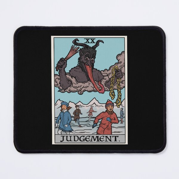 Item preview, Judgement by Krampus Tarot Card  designed and sold by TheGhoulishGarb.