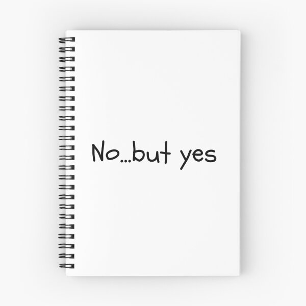Item preview, No...but yes | Contradiction | Make Up Your Mind | Text Based | Light Background designed and sold by SidefatSayings.