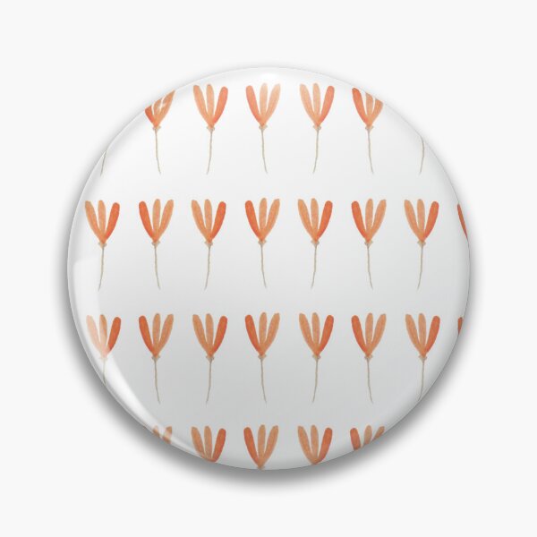 Artikelvorschau, Orange abstraktes Blumenmuster entworfen und verkauft von SarahKCreative.