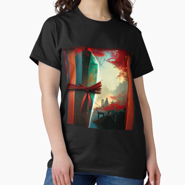 Der grüne Stein am Fenster Classic T-Shirt