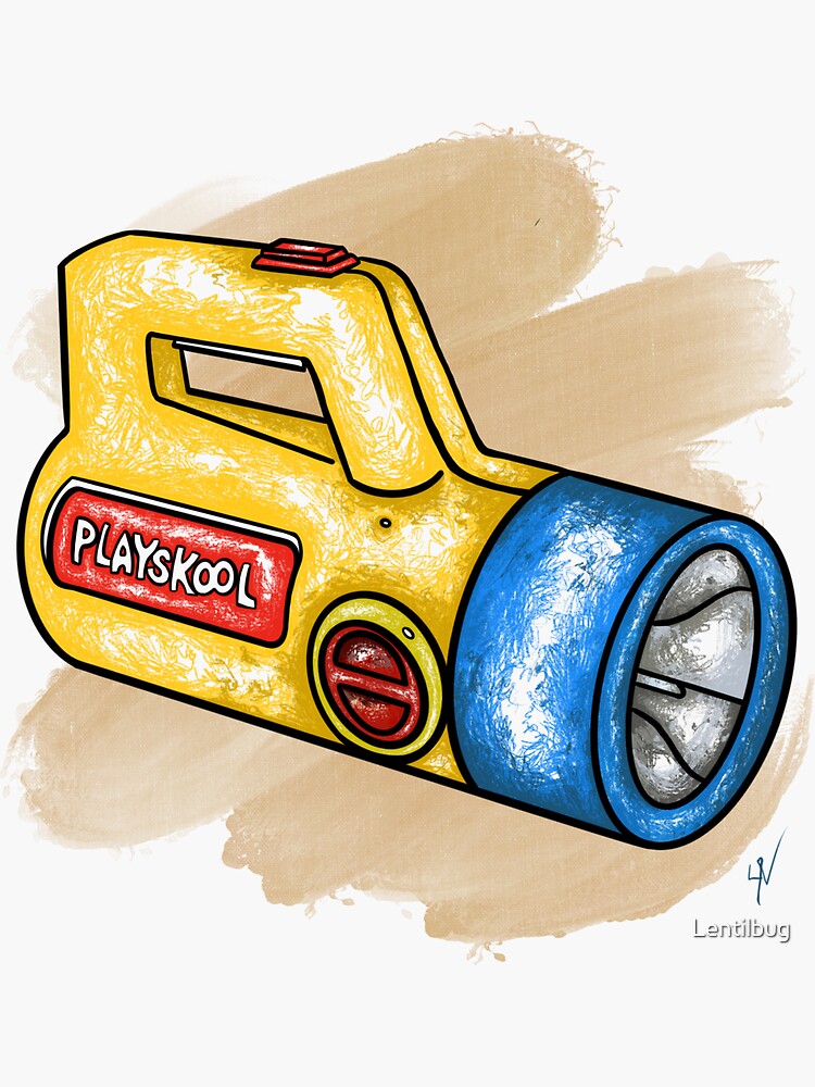 "Toy Torch" Sticker for Sale by Lentilbug Redbubble