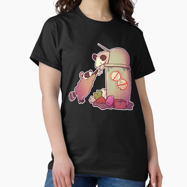 Item preview, Opossum and Raccoon Teamwork designed and sold by ghostcashew.
