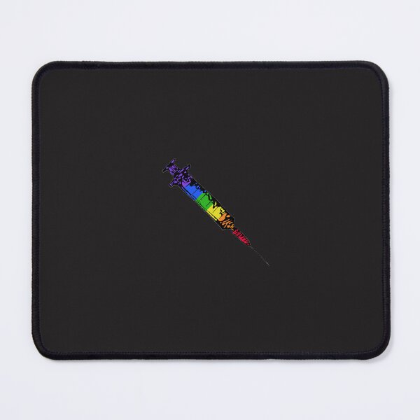 Item preview, RAINBOW SYRINGE (Black Background)  designed and sold by Sustainably Wylde.