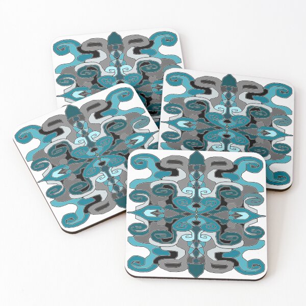 Item preview, Blue Scrollwork designed and sold by Vanessa Hogle.