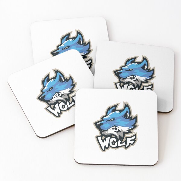 Item preview, Zidika blue wolf snarling designed and sold by klimov0101.