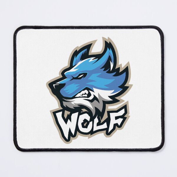 Item preview, Zidika blue wolf snarling designed and sold by klimov0101.