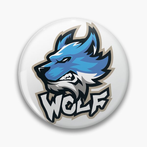 Item preview, Zidika blue wolf snarling designed and sold by klimov0101.