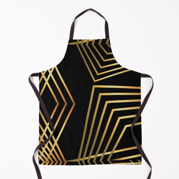 Item preview, Art Deco Black and Gold Abstract Geometric Pattern designed and sold by silviaol.