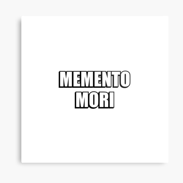 Artikel-Vorschau von Memento Mori – erinnere dich daran, dass du sterben wirst – stoische Weisheit, designt und verkauft von Inspirationmotivation.