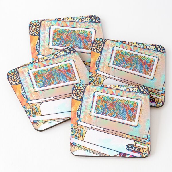 Item preview, Computer illustration with abstract colorful mosaic background  designed and sold by siwabudda.