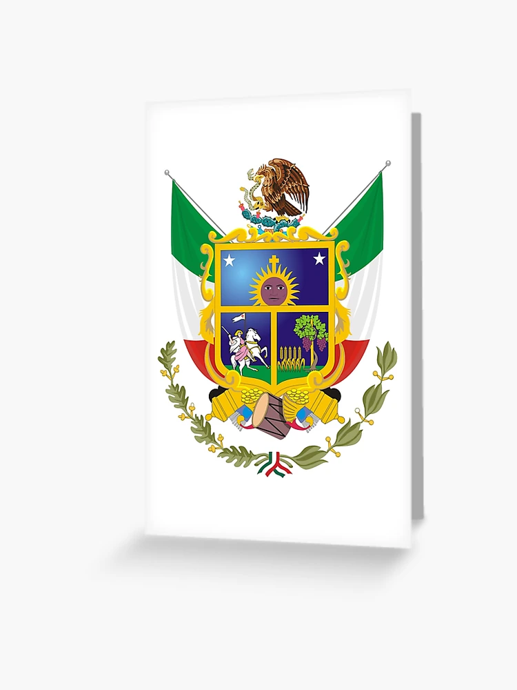 Chihuahua (state) coat of arms, Mexico Greeting Card for Sale by Tonbbo