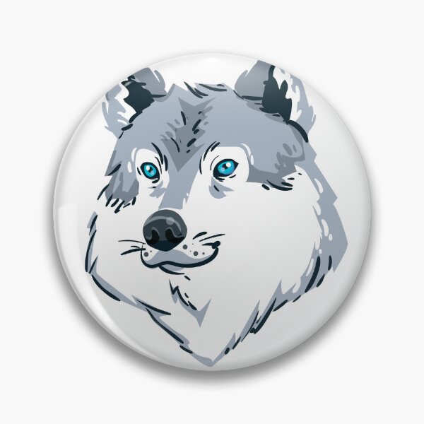 Item preview, Zidika wolf with beautiful and fluffy fur designed and sold by klimov0101.