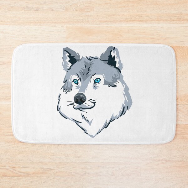 Item preview, Zidika wolf with beautiful and fluffy fur designed and sold by klimov0101.
