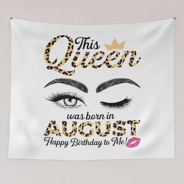 Item preview, Womens This Queen Was Born In August Leopard For Women Girls Ladies designed and sold by definitediffere.