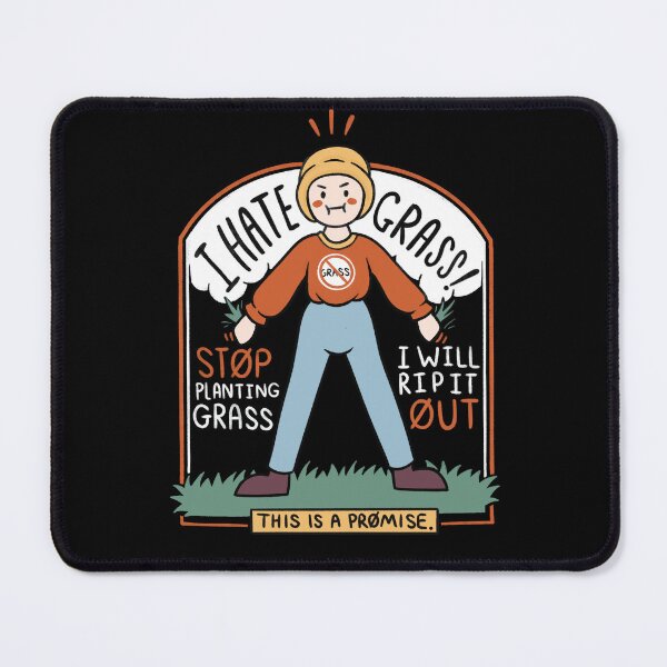 Item preview, I HATE grass designed and sold by pastelfuneral.