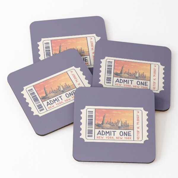 Item preview, Ticket to New York designed and sold by Jackie Van Ryn.