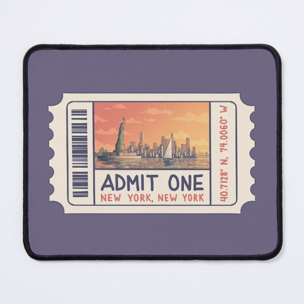 Item preview, Ticket to New York designed and sold by Jackie Van Ryn.