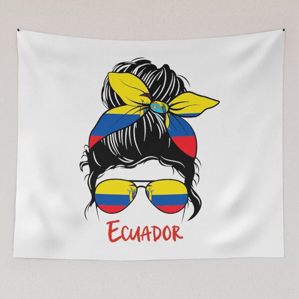 Artikelvorschau, Ecuadorianisches Mädchen Ecuador-Mädchen Chica Ecuatoriana-Flagge entworfen und verkauft von complexconventi.