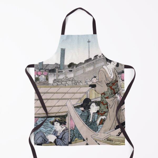 Item preview, 18th C. Japanese Pleasure Boat by Utamaro designed and sold by historicimage.