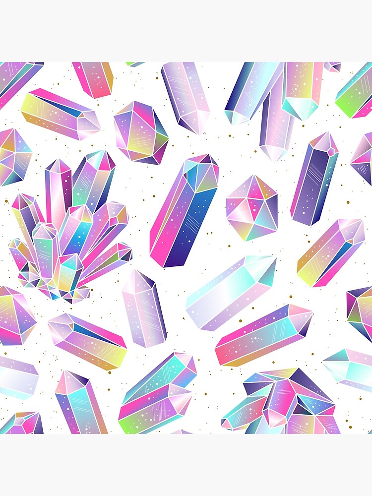 Crystals Stickers by Marina Demidova, Redbubble