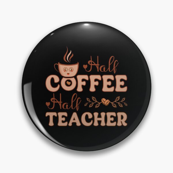 Artikelvorschau, Halber Englischlehrer, halber Kaffee, lustiges Geschenk für Englischlehrer, Kaffeeliebhaber entworfen und verkauft von Spunitywear.
