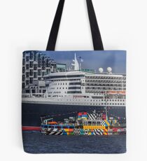 The Queen and the Dazzle Ferry Tote Bag