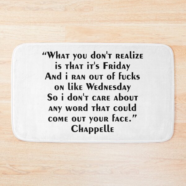 Item preview, Friday Mood Chappelle designed and sold by comedybox.